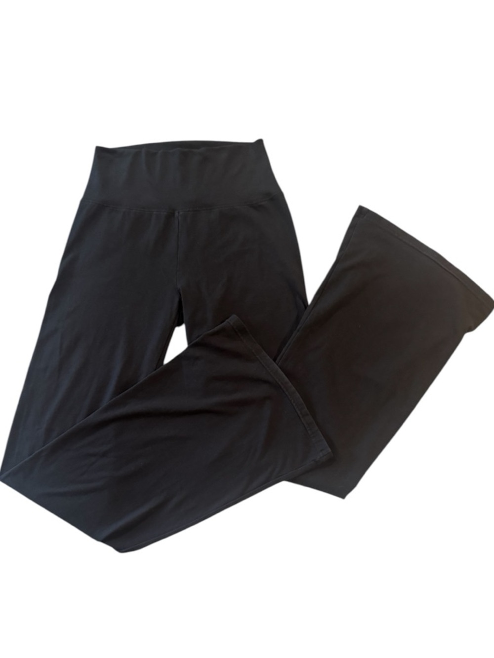 Aerie OFFLINE OG Original Foldover Flare Yoga Pants Black Size M